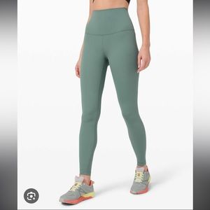 Lululemon luxtreme 25” wunderunder OG tidewater teal